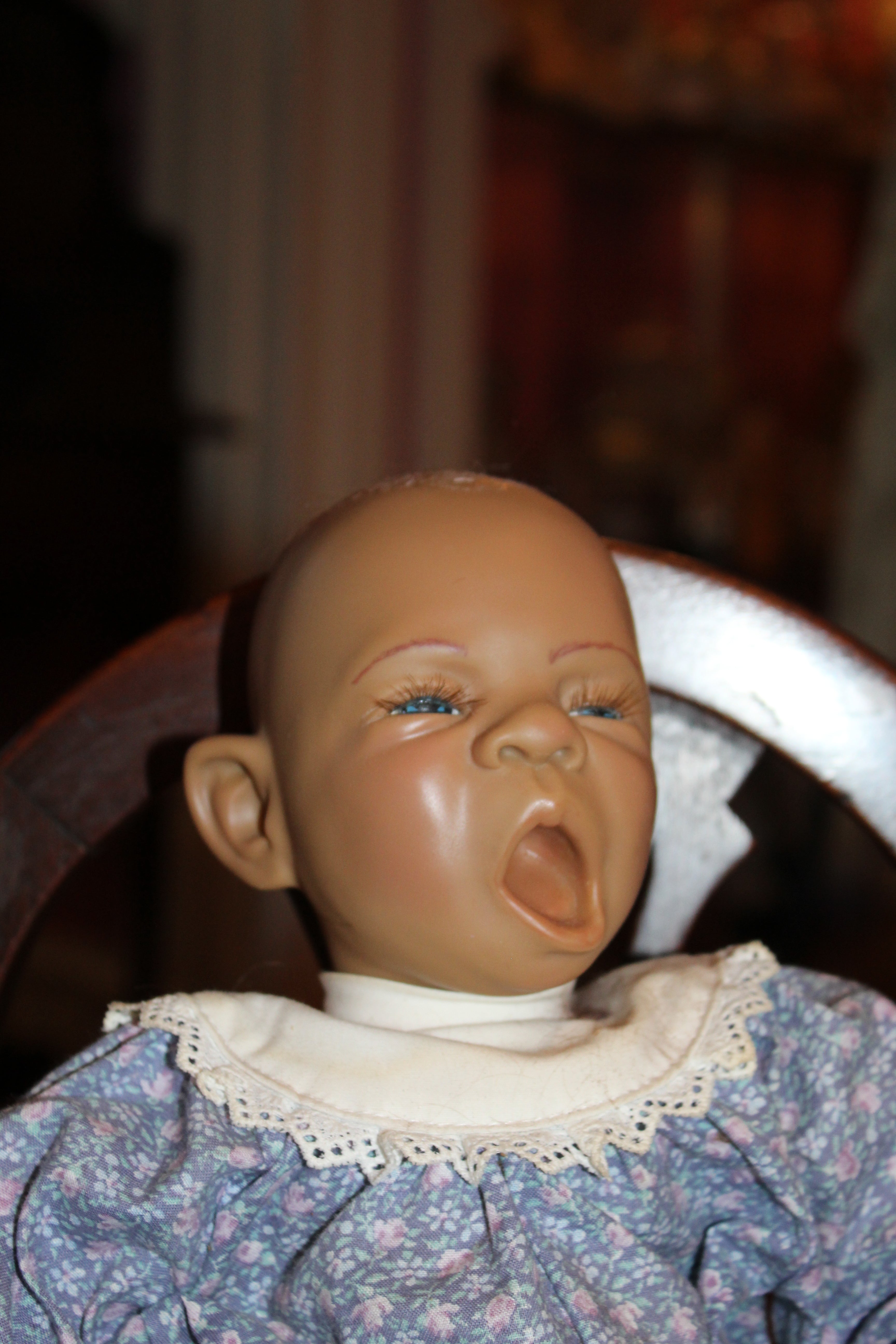 Vintage Jeckle-Jansen “Schorshi” Künstlerpuppe Artist Doll – 17” Baby Doll – Bald / Repair Project