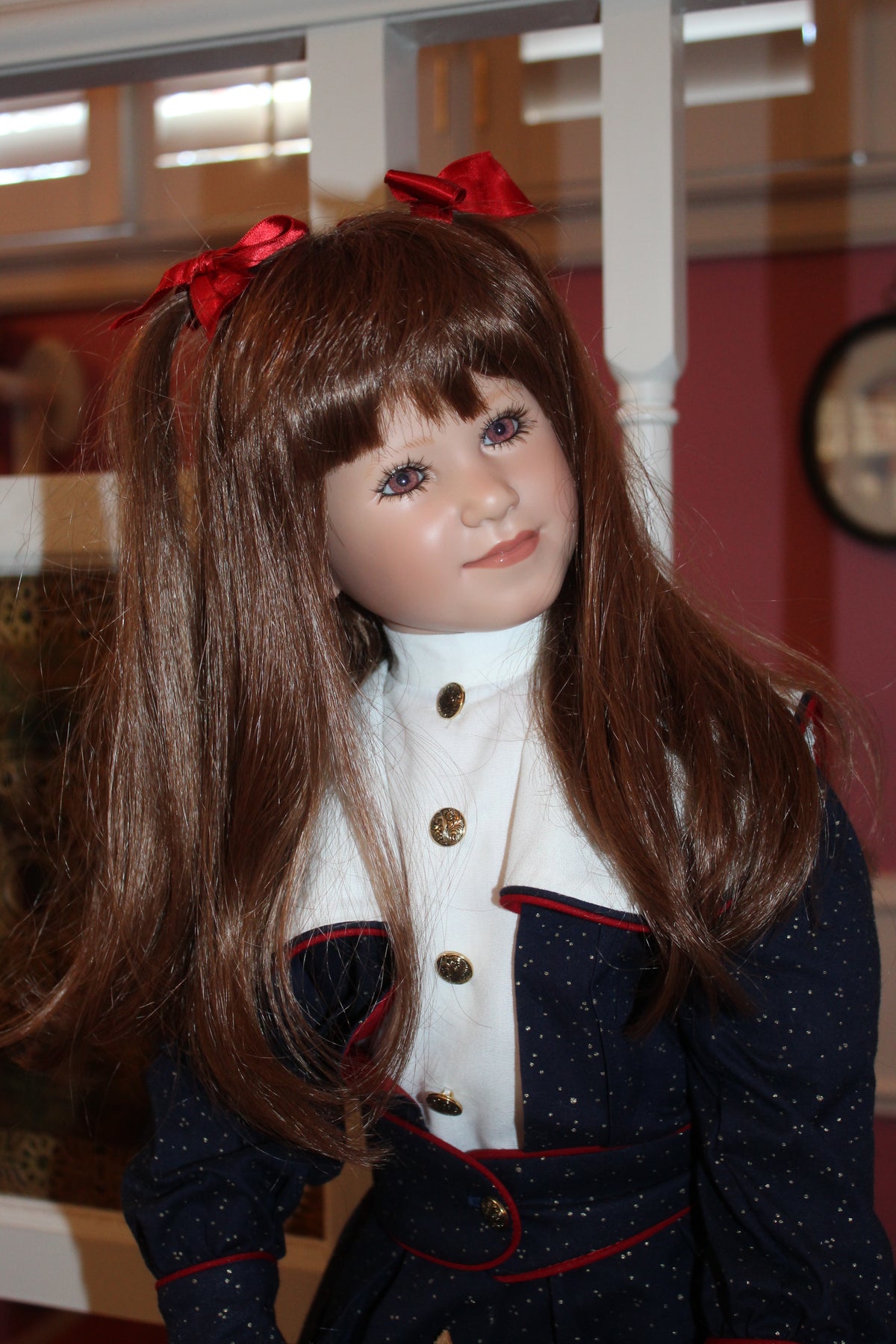 2003 Götz “Tora” 27-Inch Vinyl Artist Doll by Sissel Skille – Limited Edition with Teddy Bear