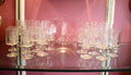Vintage 1970s Avon Mrs. Albee Etched Crystal Stemware Collection – 27 Piece Set