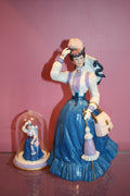 1996 Avon Mrs. Albee Figurine with Mini Display Dome