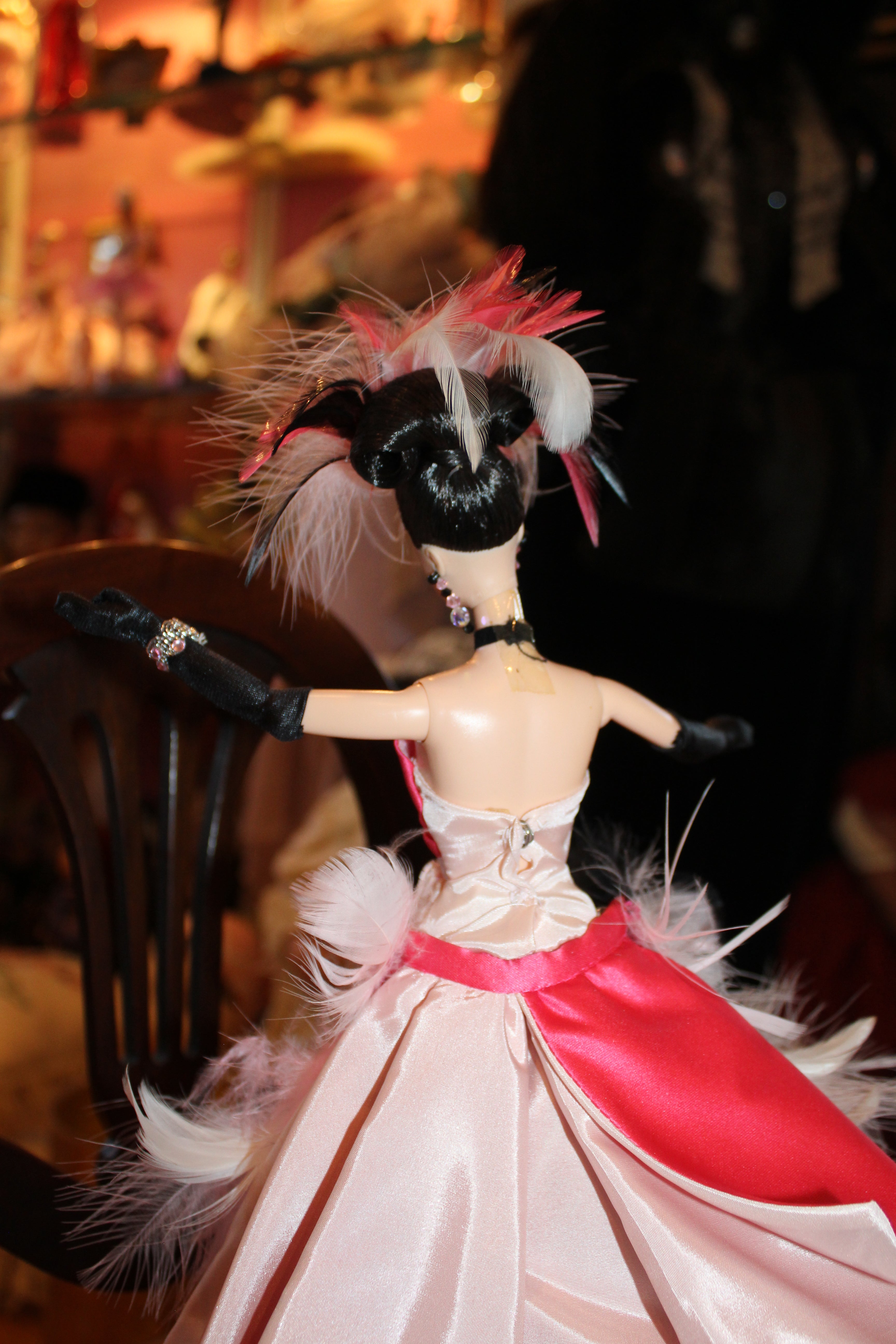 1998 The Flamingo Barbie – Mattel Collector Edition Feathered Gown Doll