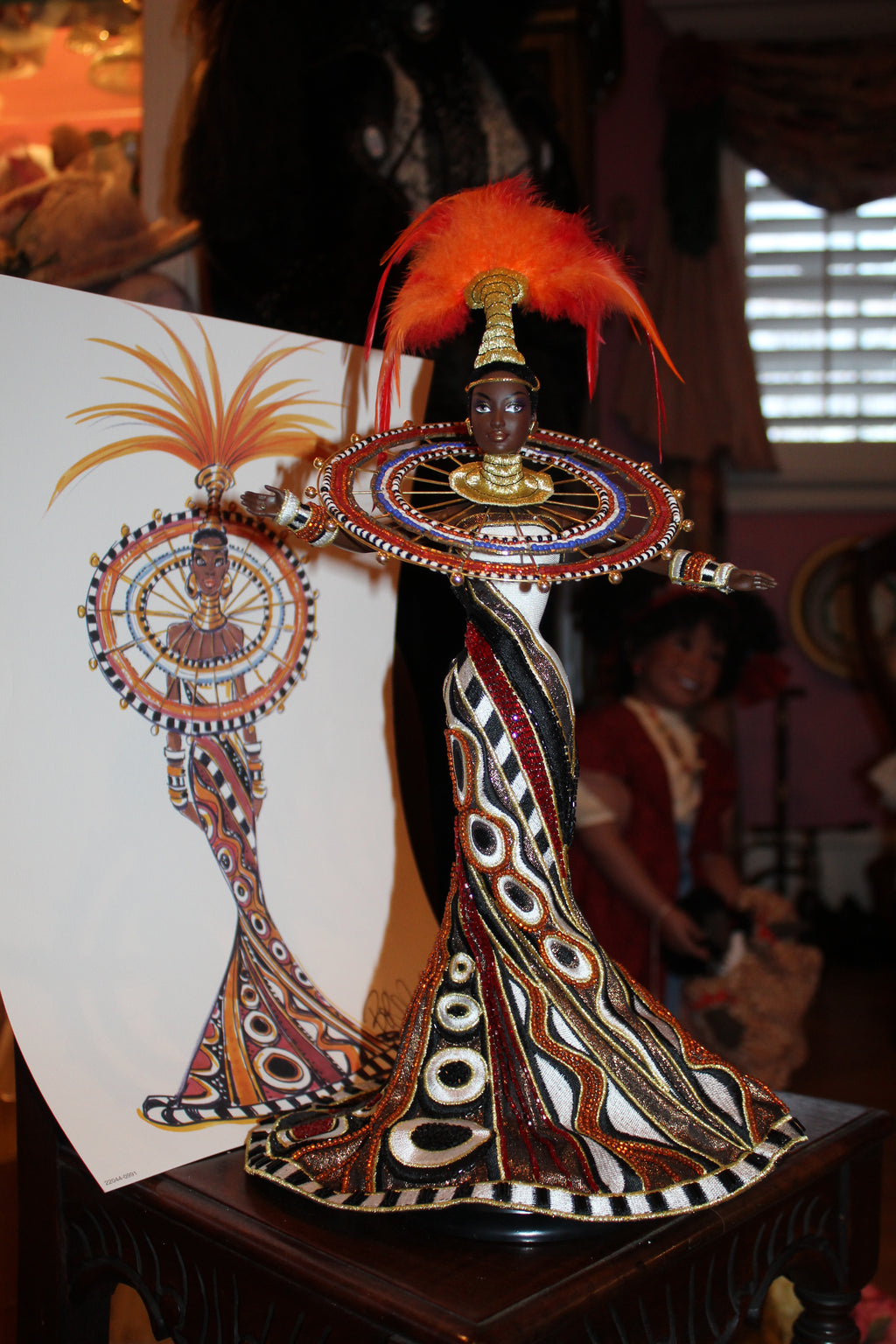 Mattel Bob Mackie “Fantasy Goddess of Africa” Barbie – 1999 Collector Edition