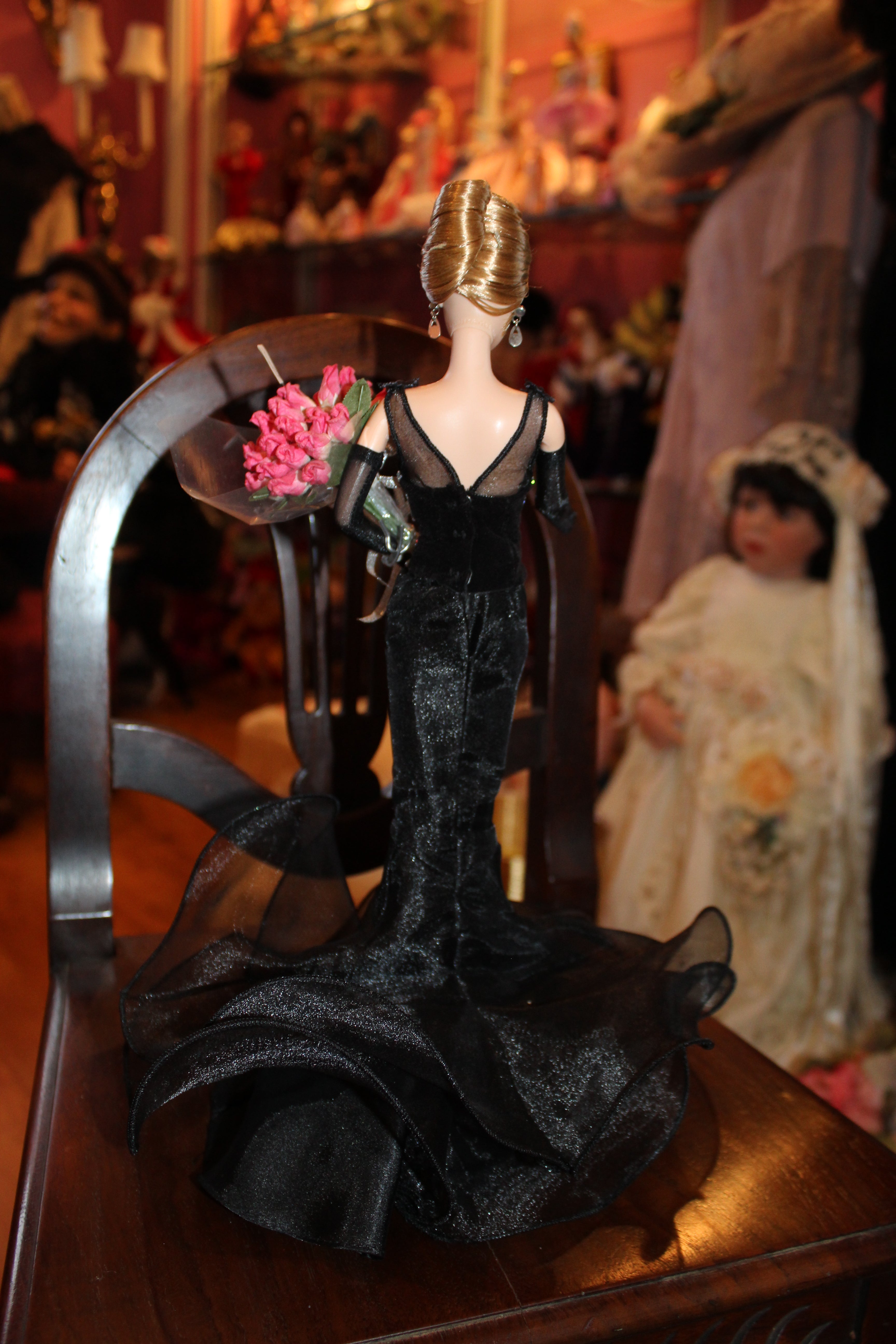 1999 40th Anniversary Barbie Doll – Collector Edition (Black Evening Gown)