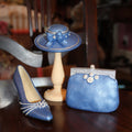 Cassandra Gwendoline Miniature Fashion Set – Sapphire Blue Pearl Collection