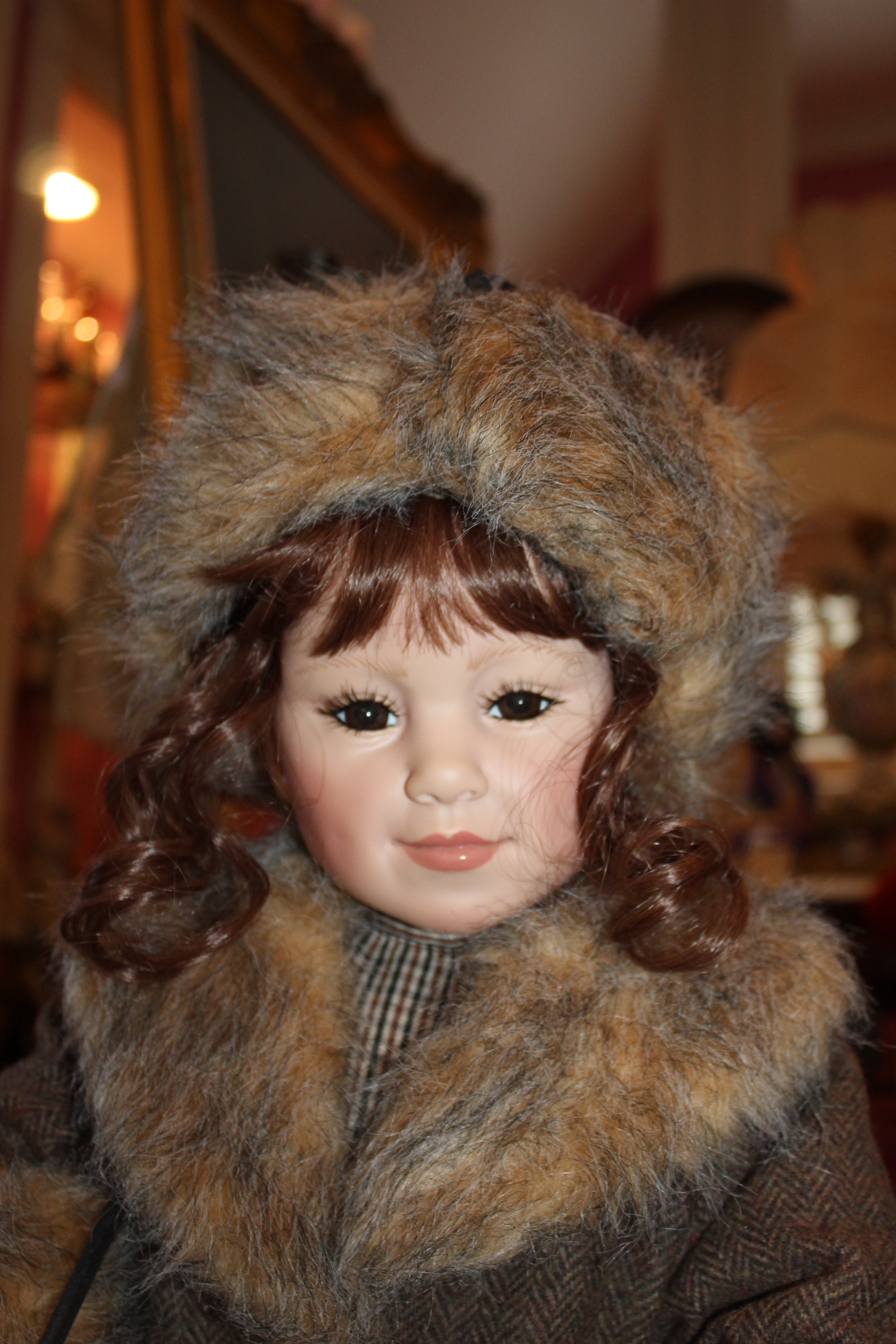 Vintage “Ninotschka” Doll – 28” Porcelain Collector Doll – The Great American Doll Company