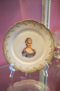 Antique Sèvres Style Duchesse de Bourgogne Portrait Plate – 9”