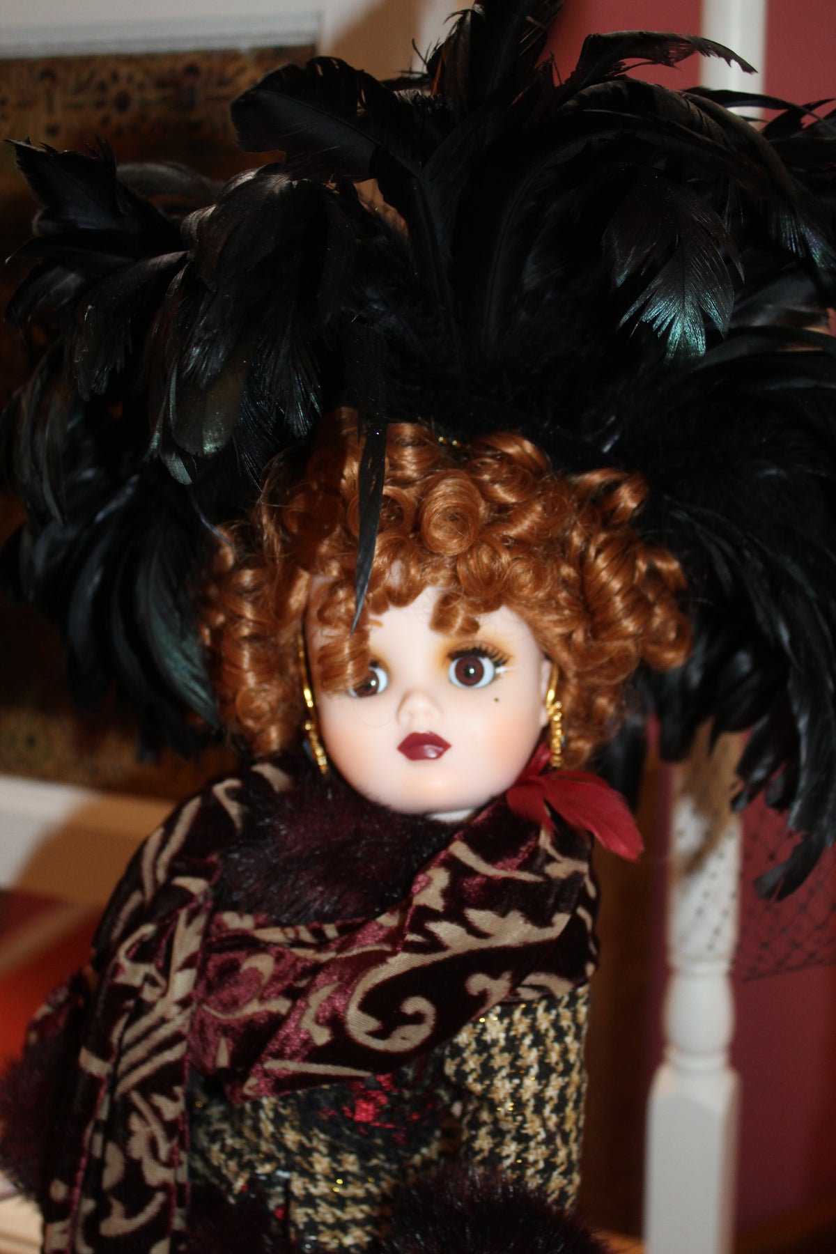 Madame Alexander “Cissy Paris” Fashion Doll – Houndstooth Suit, Feathered Hat & Certificate of Authenticity