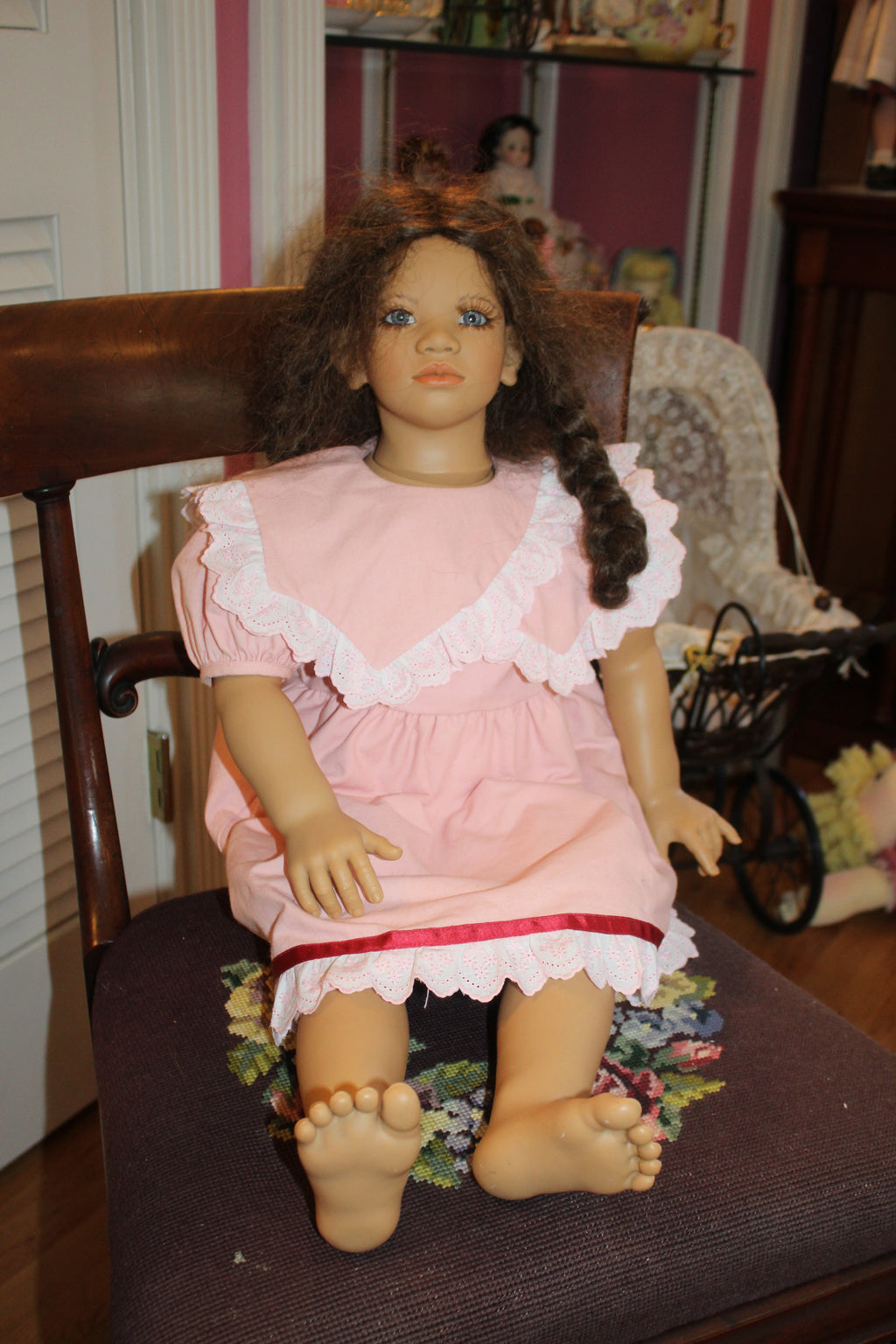 1993–1994 Annette Himstedt “Lona” Vinyl Doll | Images of Childhood Collection