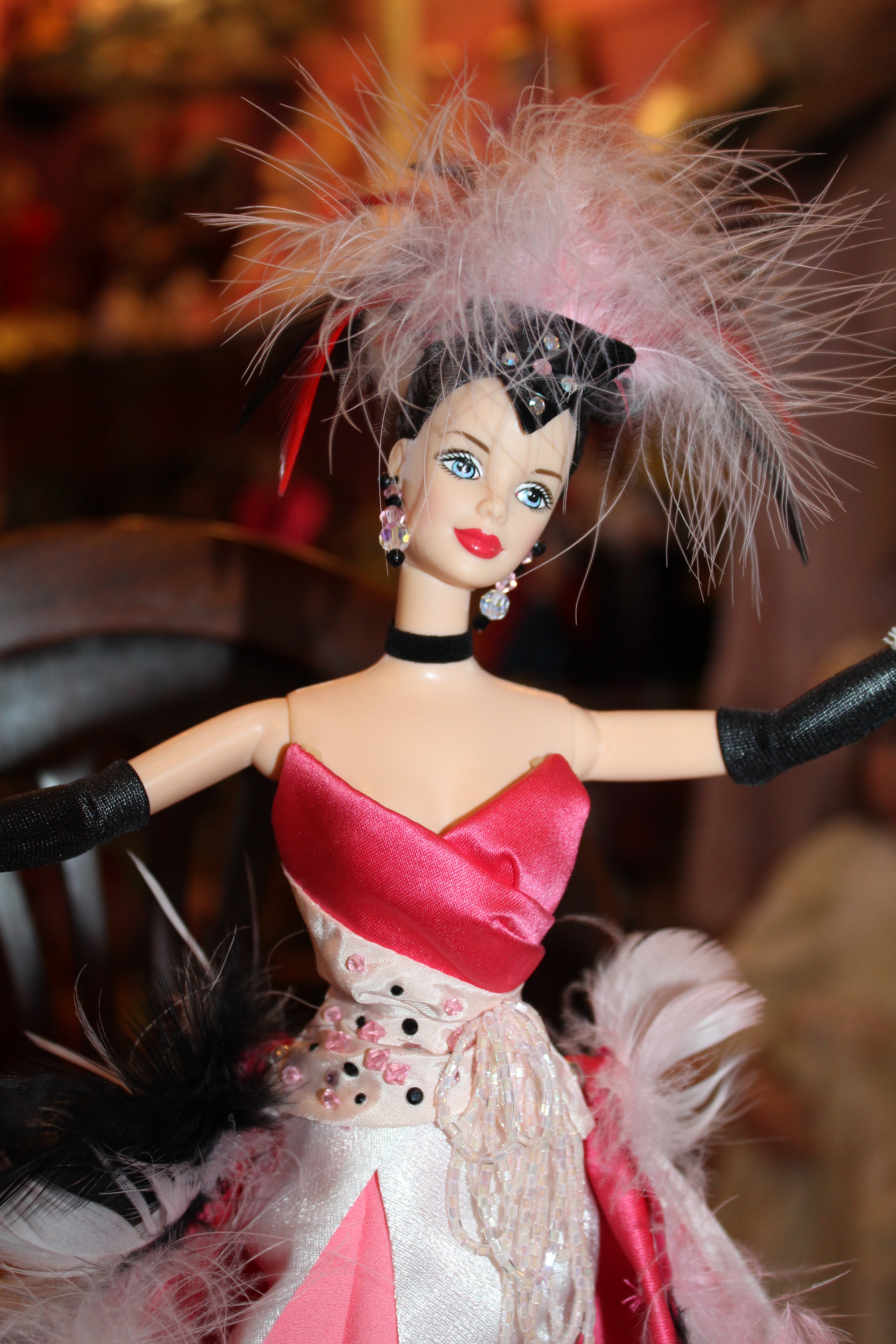 1998 The Flamingo Barbie – Mattel Collector Edition Feathered Gown Doll
