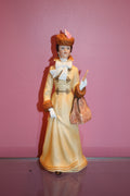 1981 Avon Mrs. P.F.E. Albee President’s Club Award Figurine – Cream Coat & Fur-Trim Hat