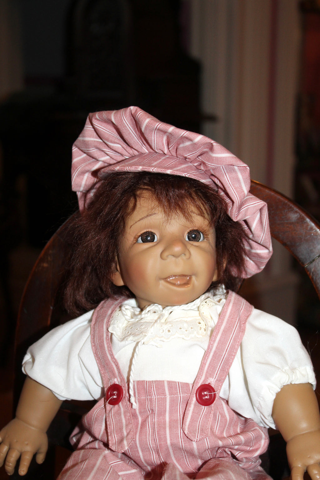 Vintage 1990s Jeckle-Jansen “Delia” Künstlerpuppe Artist Doll – 17” Girl Doll – Collectible
