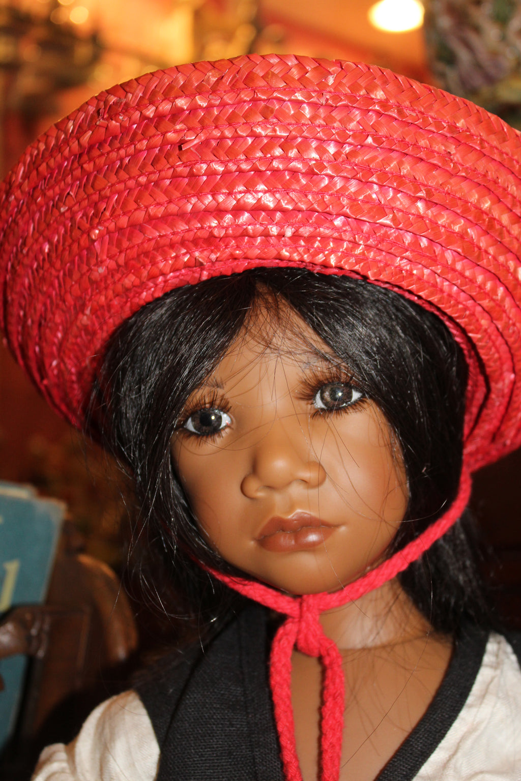 Vintage Annette Himstedt “Pancho” Doll – 29” Artist Collector Doll – Goebel