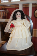 Danbury Mint “Lindsey – A Contemporary Bride” Porcelain Doll – Brides of America Collection
