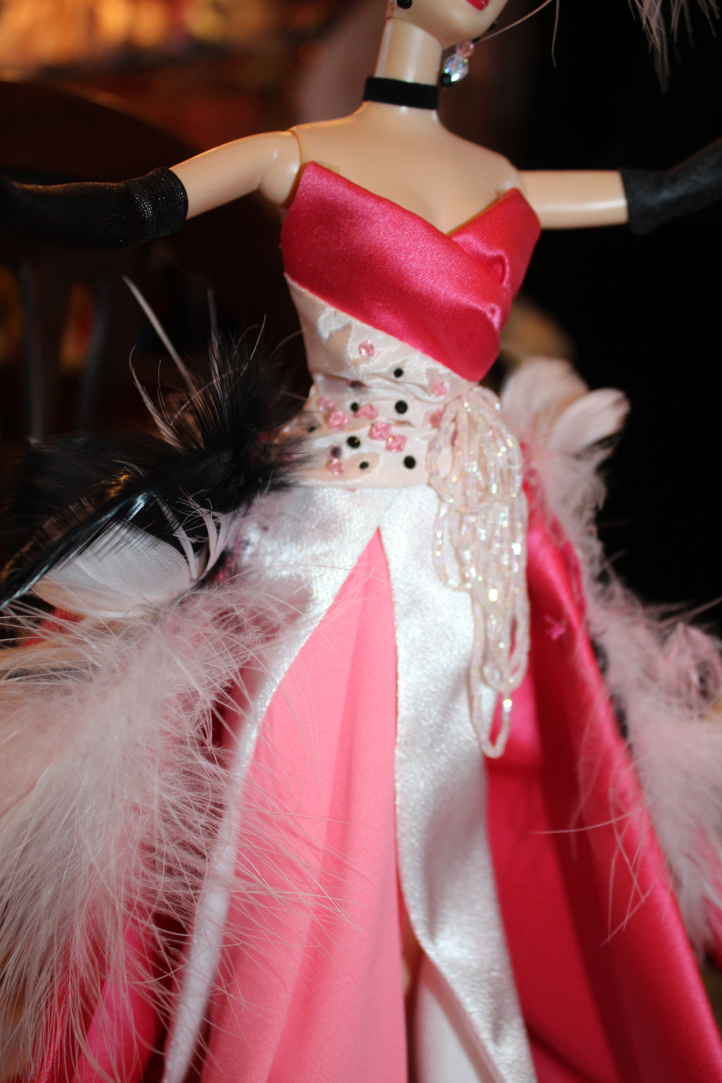 1998 The Flamingo Barbie – Mattel Collector Edition Feathered Gown Doll