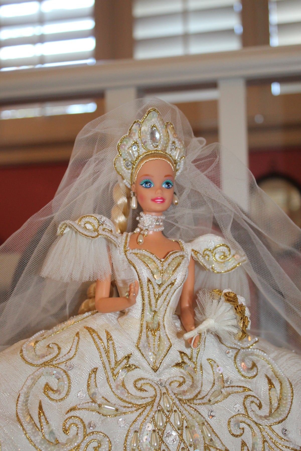 1992 Bob Mackie Empress Bride Barbie – Designer Series #5, Mattel Model #4247