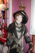Life-Size “Lady Grace” Reproduction Mannequin with Victorian-Inspired Ensemble & Accessories