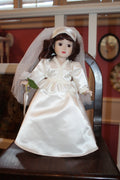 Danbury Mint “Dorothy – A Bride of the 1940s” Porcelain Doll – Brides of America Collection