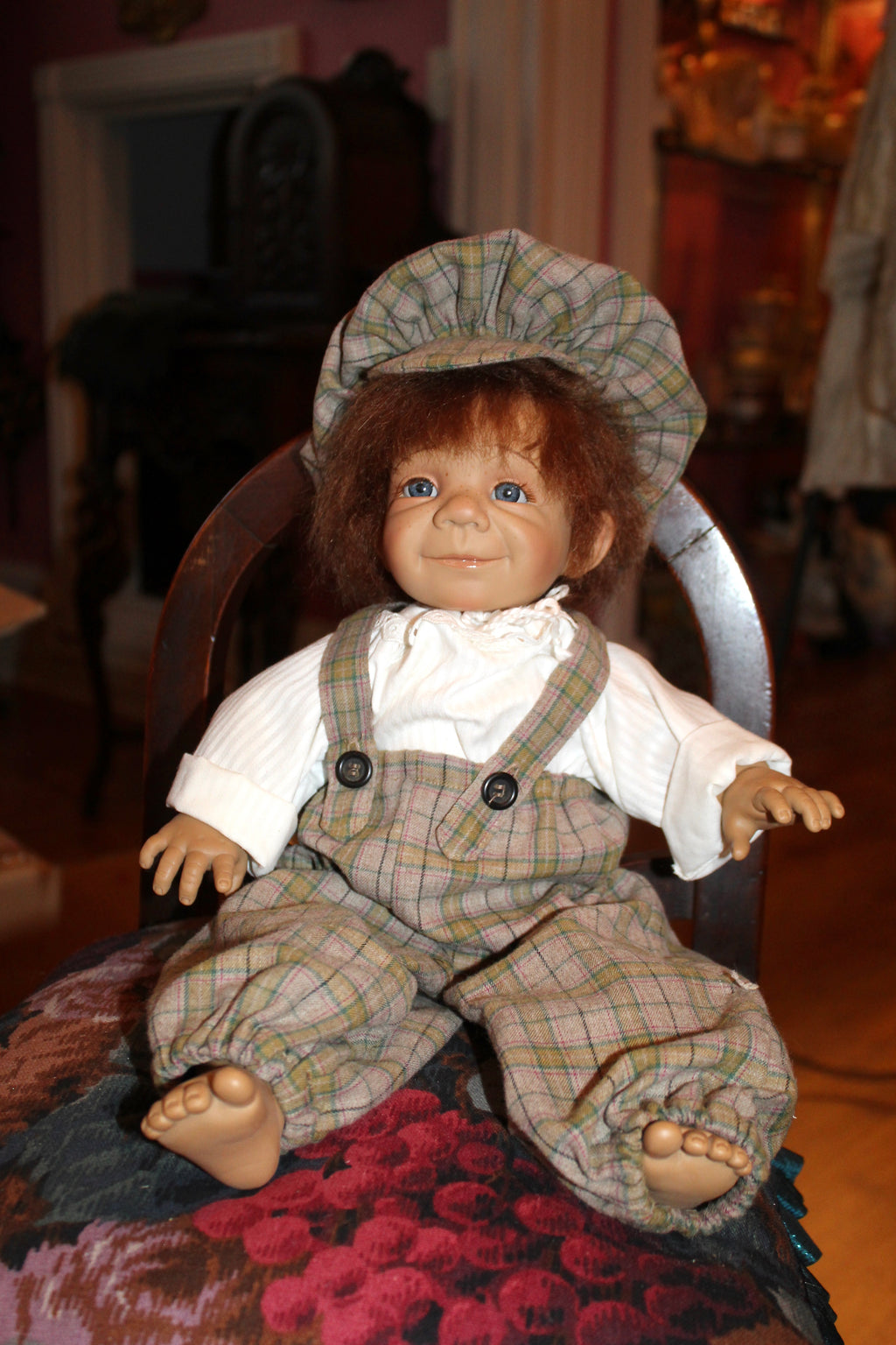 Vintage Jeckle-Jansen “Sandy” Artist Doll – 17” Künstlerpuppe